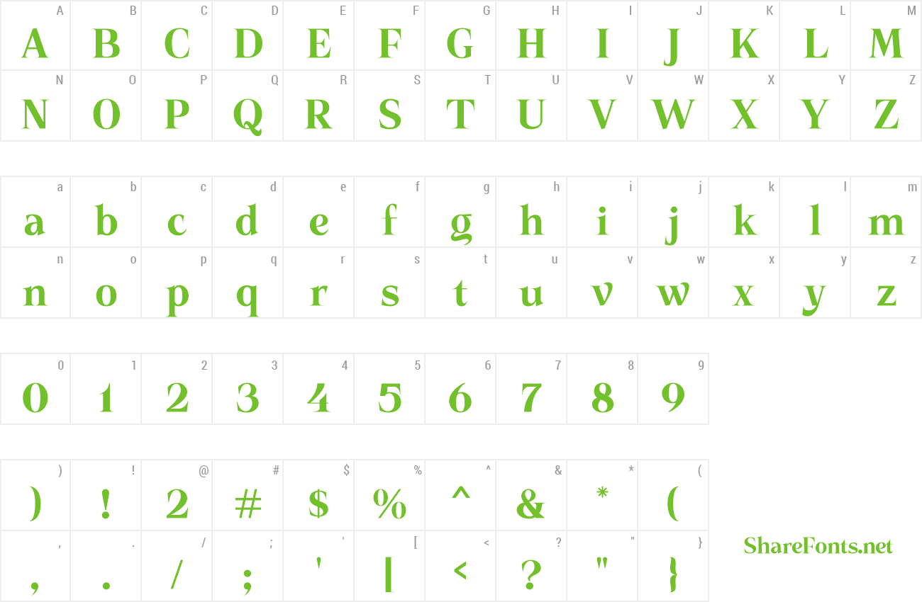 Font Hawthorne Vintage preview